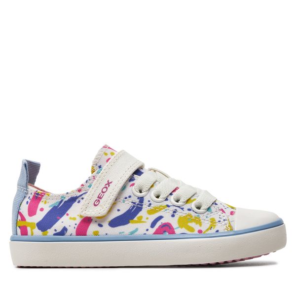 Geox Tenisice Geox J Gisli Girl J454NA 000AN C0653 S Bijela