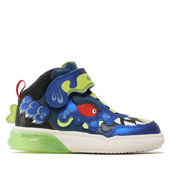 Geox Tenisice Geox J Grayjay Boy J369YA 05011 C4344 S Royal/Lime