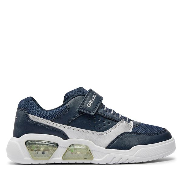 Geox Tenisice Geox J Illuminus Boy J45GVC 0BU11 C0673 DD Navy/Silver