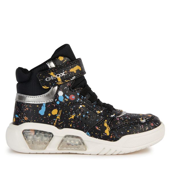Geox Tenisice Geox J Illuminus Girl J36HPA 00411 C9999 M Black