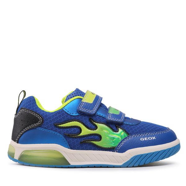 Geox Tenisice Geox J Inek B. B J359CB 014BU C4344 D Royal/Lime
