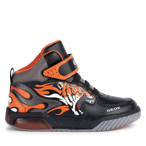 Geox Tenisice Geox J Inek Boy J369CC 0BUCE C0038 DD Black/Orange