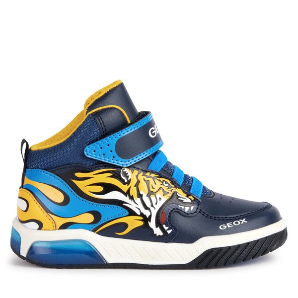 Geox Tenisice Geox J Inek Boy J369CC 0BUCE C0657 M Navy/Yellow