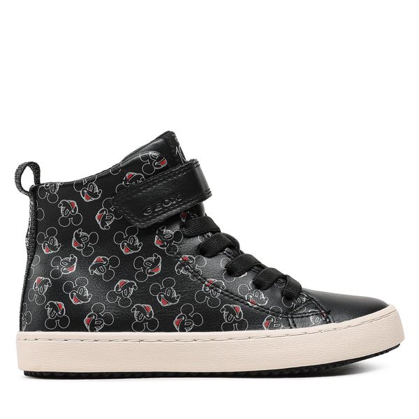 Geox Tenisice Geox J Kalispera Girl J364GH 00004 C0039 S Black/Silver