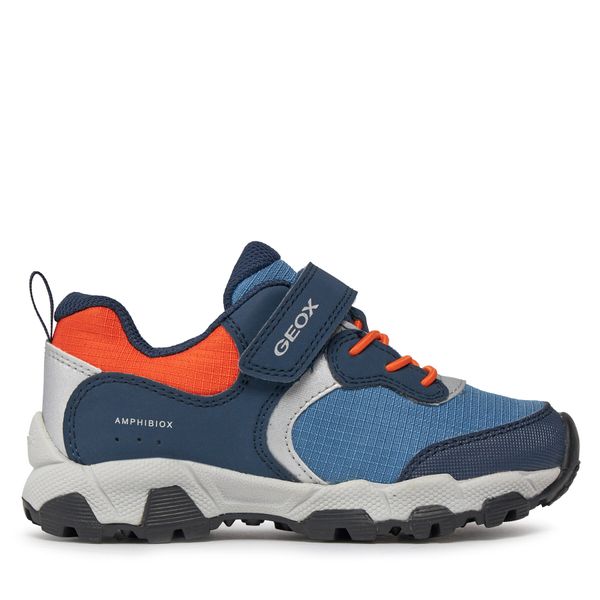 Geox Tenisice Geox J Magnetar Boy B Abx J453ZA 0FU50 C0673 S Navy/Silver
