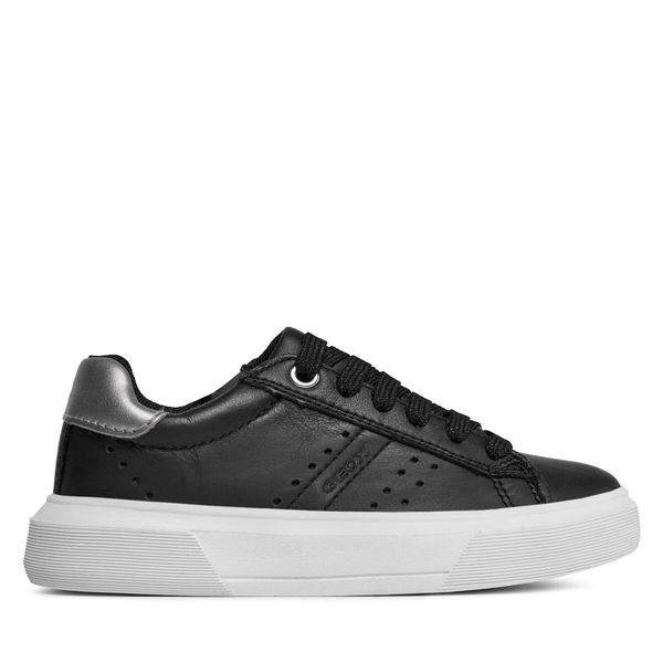 Geox Tenisice Geox J Nettuno Girl J25GCA 00085 C9244 S Black/Dk Silver