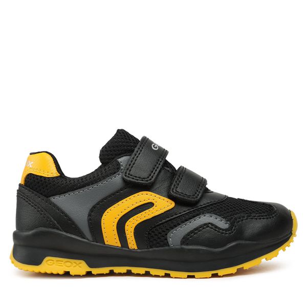 Geox Tenisice Geox J Pavel Boy J0415A 01454 C0054 S Black/Yellow