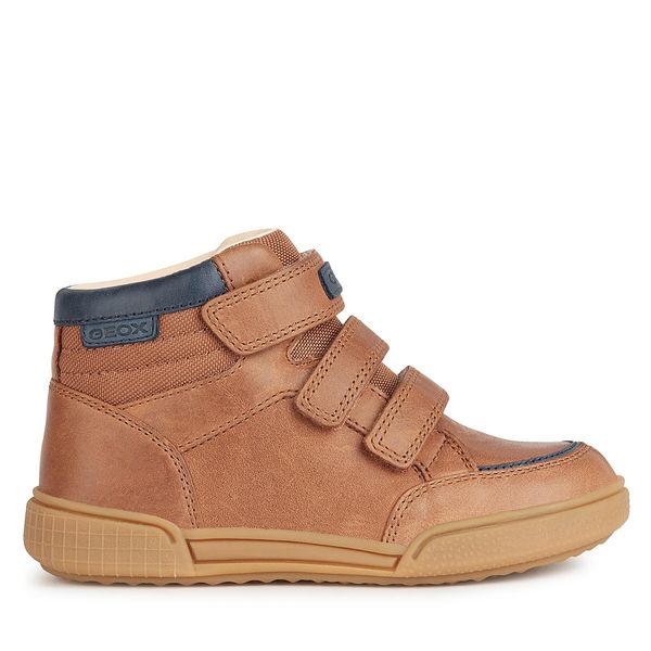 Geox Tenisice Geox J Poseido Boy J16BCB 0CLFU C6N4E S Cognac/Blue