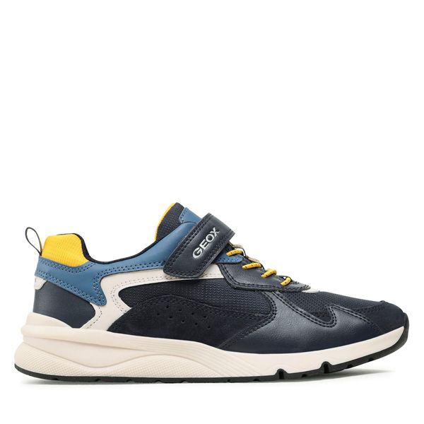 Geox Tenisice Geox J Rooner Boy J36H0A 01122 C0657 S Navy/Yellow