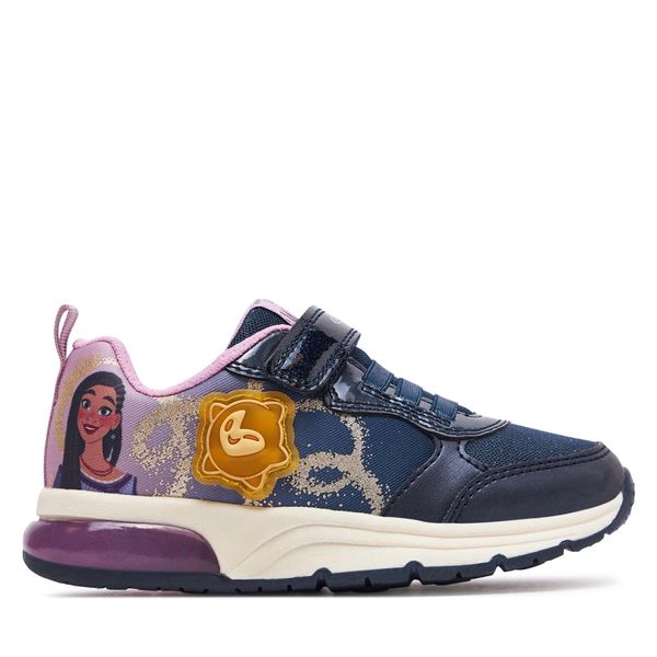 Geox Tenisice Geox J Spaceclub Girl J458VA 0ANAJ CF48Q S Navy/Lavender
