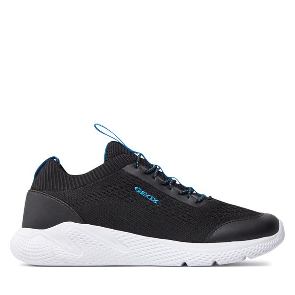 Geox Tenisice Geox J Sprintye Boy J25GBA 0006K C0035 D Black/Lt Blue