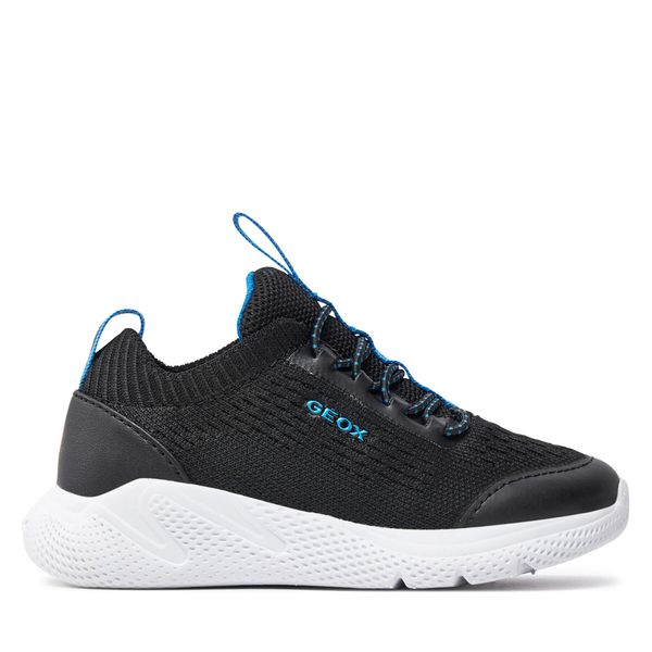 Geox Tenisice Geox J Sprintye Boy J25GBA 0006K C0035 M Black/Lt Blue