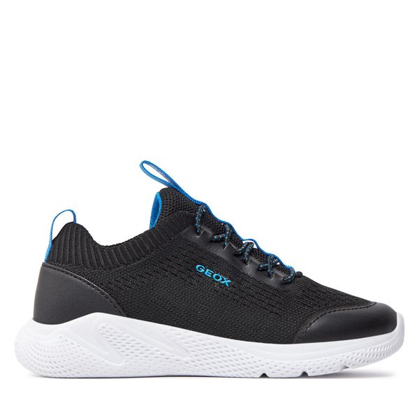 Geox Tenisice Geox J Sprintye Boy J25GBA 0006K C0035 S Black/Lt Blue