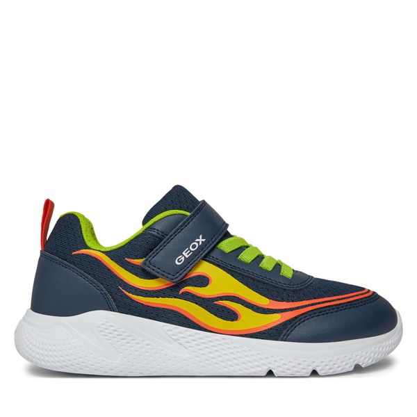 Geox Tenisice Geox J Sprintye Boy J45GBB 01454 C0749 D Navy/Lime