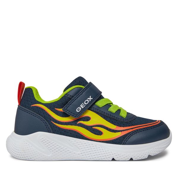 Geox Tenisice Geox J Sprintye Boy J45GBB 01454 C0749 S Navy/Lime