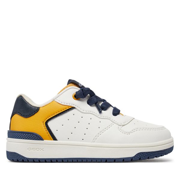 Geox Tenisice Geox J Washiba Boy J45LQB 05411 C0592 S White/Yellow