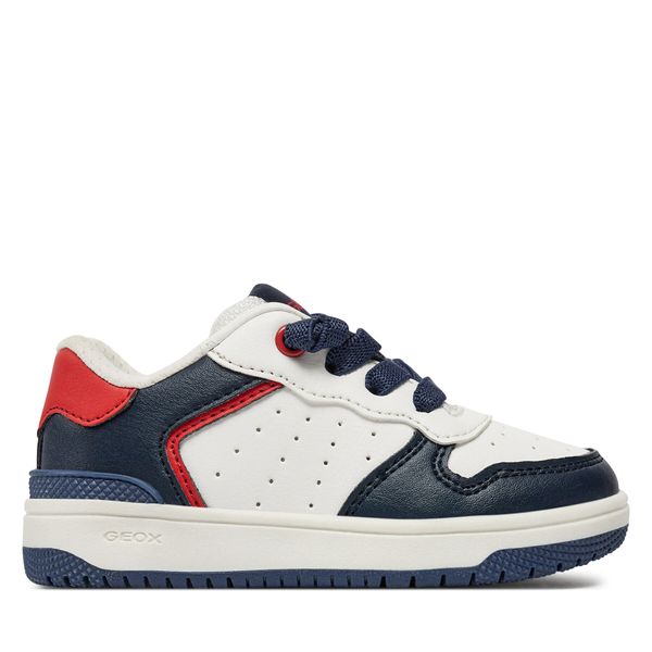 Geox Tenisice Geox J Washiba Boy J45LQB 05411 C0899 M White/Navy