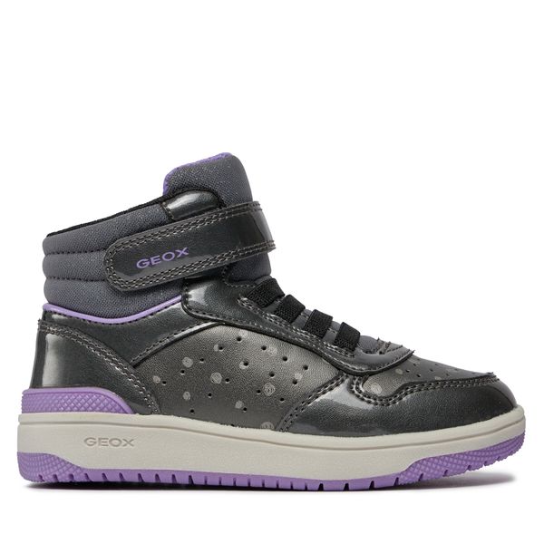 Geox Tenisice Geox J Washiba Girl J36HXA 0PVAS C1009 S Dk Silver