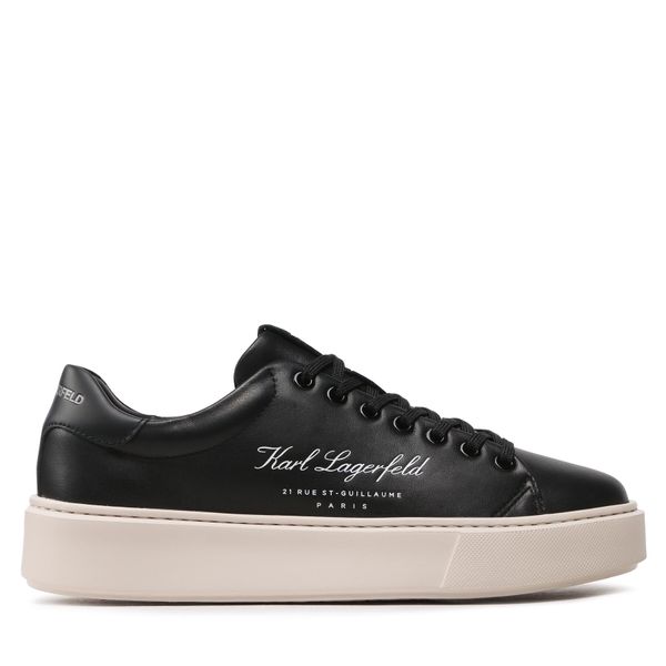 KARL LAGERFELD Tenisice KARL LAGERFELD KL52223 Black Lthr