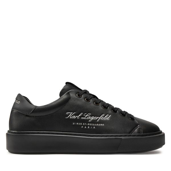 KARL LAGERFELD Tenisice KARL LAGERFELD KL52223 Black Lthr/Mono 00X
