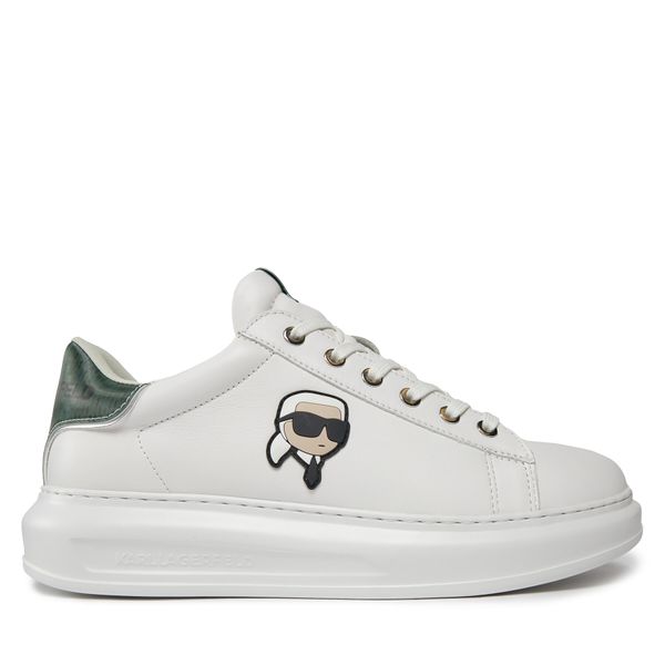 KARL LAGERFELD Tenisice KARL LAGERFELD KL52533N White Lthr w/Dk Green 01F