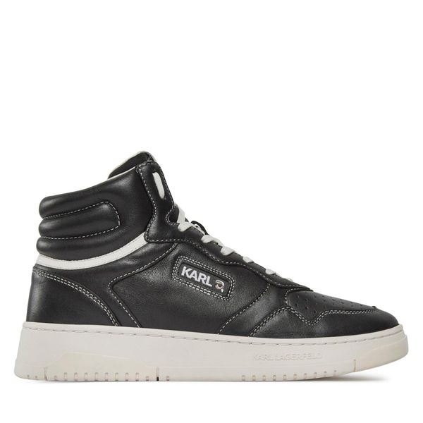 KARL LAGERFELD Tenisice KARL LAGERFELD KL53043 Black Lthr w/Off White