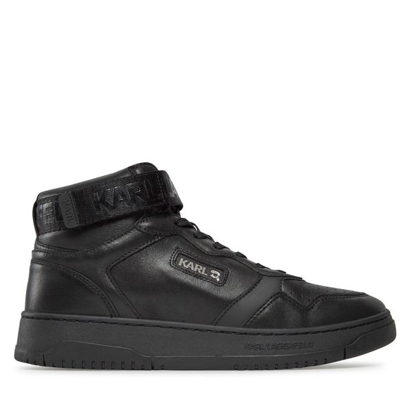 KARL LAGERFELD Tenisice KARL LAGERFELD KL53046 Black Lthr / Mono