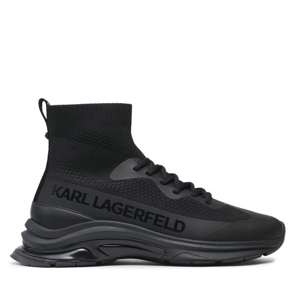 KARL LAGERFELD Tenisice KARL LAGERFELD KL53141 Black Knit Textile / Mono