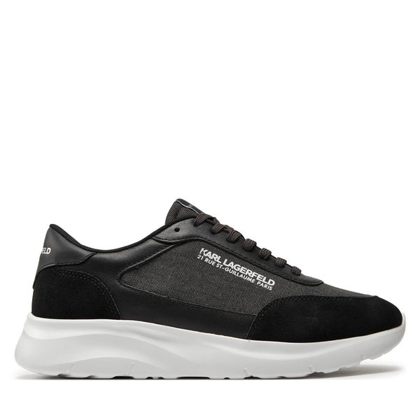 KARL LAGERFELD Tenisice KARL LAGERFELD KL53619 Black Suede/Textile 700