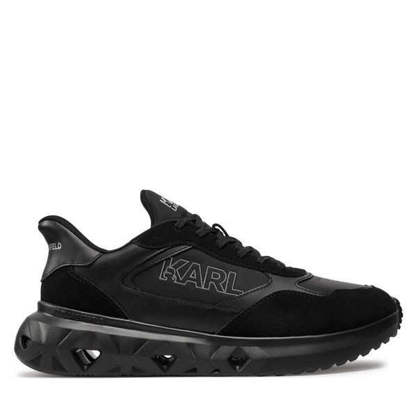 KARL LAGERFELD Tenisice KARL LAGERFELD KL54624 Black Lthr/Suede Mono 30X
