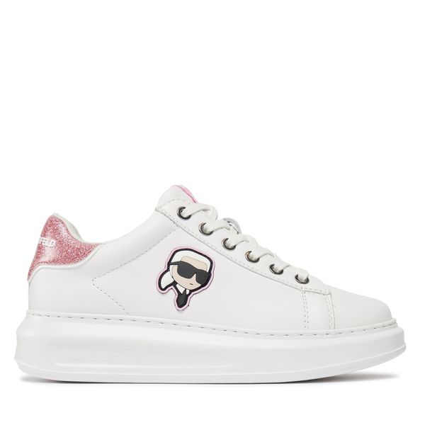 KARL LAGERFELD Tenisice KARL LAGERFELD KL62530N White Lthr w/Pink 01P
