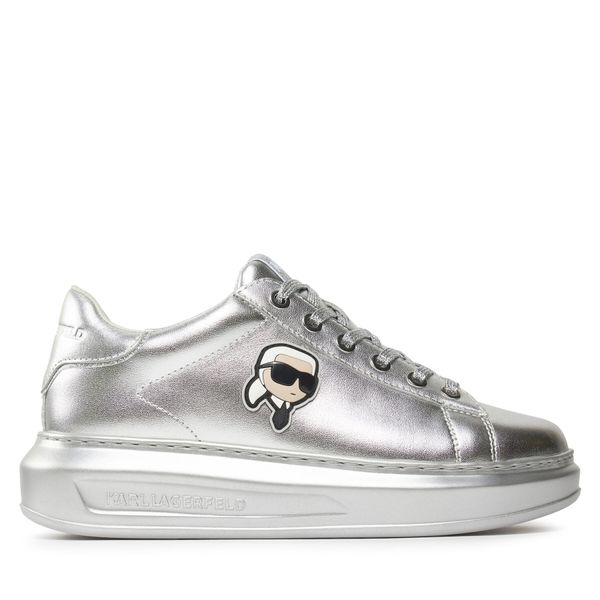 KARL LAGERFELD Tenisice KARL LAGERFELD KL62531M Silver Textured Lthr 1SL