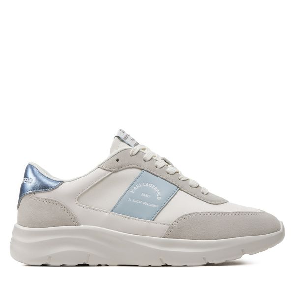 KARL LAGERFELD Tenisice KARL LAGERFELD KL63624 White Lthr/Textile w/Blue 41B