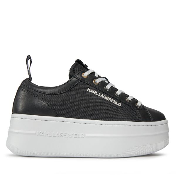 KARL LAGERFELD Tenisice KARL LAGERFELD KL65019 Black Lthr/Textile 400