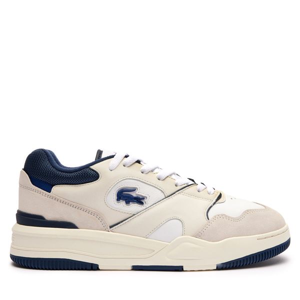 Lacoste Tenisice Lacoste Lineshot Leather Logo 747SMA0062 Wht/Nvy 042