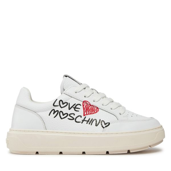 LOVE MOSCHINO Tenisice LOVE MOSCHINO JA15224G1IJCA10A Bianco