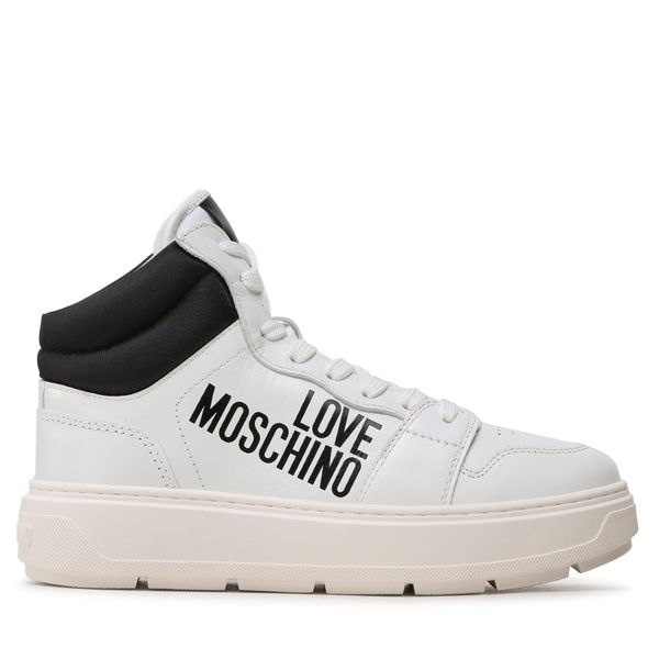 LOVE MOSCHINO Tenisice LOVE MOSCHINO JA15284G1GIAC10A Bianco/Nero