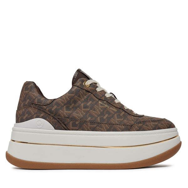 MICHAEL Michael Kors Tenisice MICHAEL Michael Kors Hayes Lace Up 43R4HYFS1B Smeđa