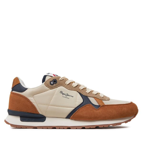 Pepe Jeans Tenisice Pepe Jeans Brit Mix M PMS40006 Smeđa