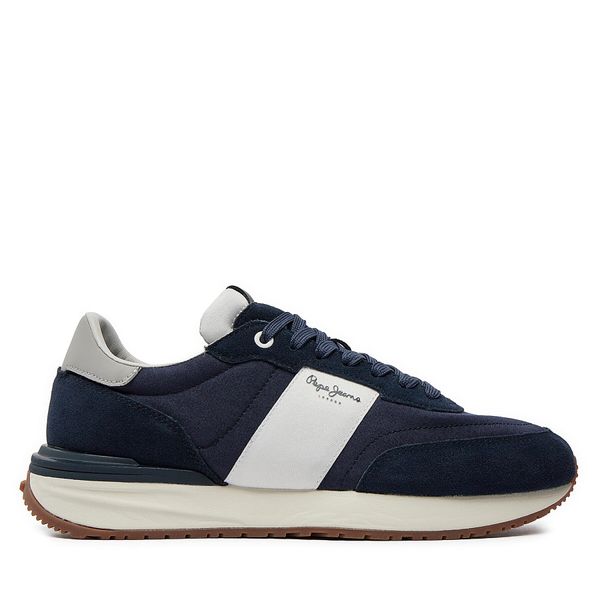 Pepe Jeans Tenisice Pepe Jeans Buster Tape PMS60006 Tamnoplava