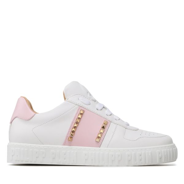 PHILIPP PLEIN Tenisice PHILIPP PLEIN Studs AABS USC0183 PLE010N White/Rose 0103