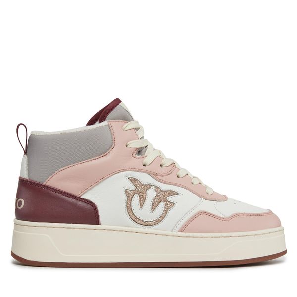 Pinko Tenisice Pinko Detroit 101690 A188 Off White/Rosa/Grigio B57