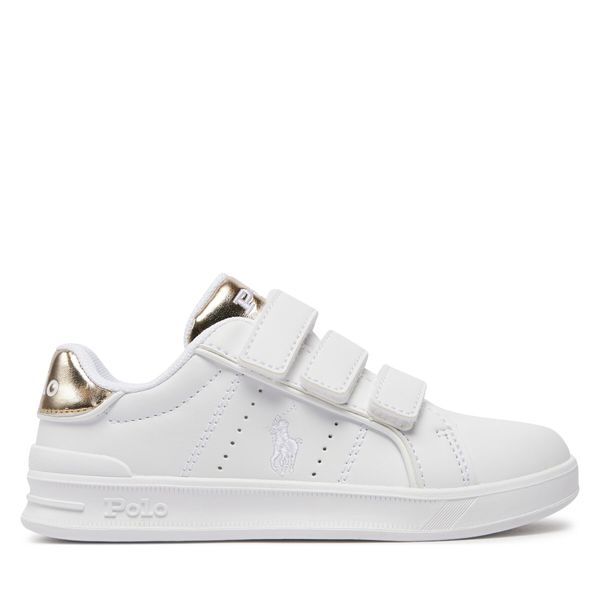 Polo Ralph Lauren Tenisice Polo Ralph Lauren RL00594100 C White Smooth/Gold Metallic W/ Grey Pp