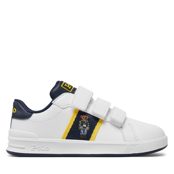 Polo Ralph Lauren Tenisice Polo Ralph Lauren RL00597100 C White Smooth/Navy/Yellow W/ Preppy Bear Mens