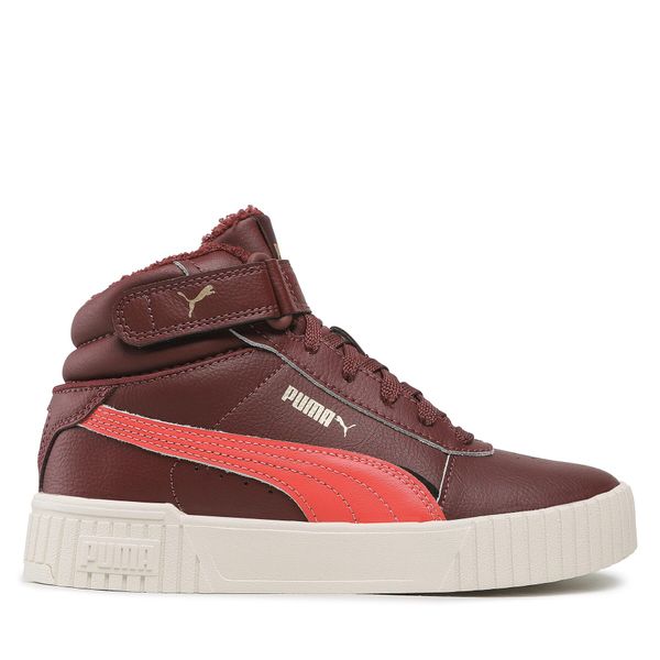 Puma Tenisice Puma Carina 2.0 Mid Wtr Jr 387380 02 Aubergine/Salom/Gold