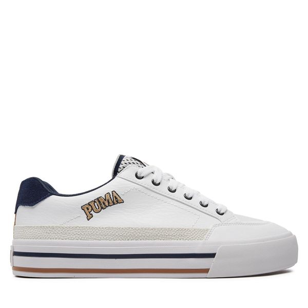 Puma Tenisice Puma Court Classic Vulc Retro Club 395089-01 Puma White/Prairie Tan/Club Navy