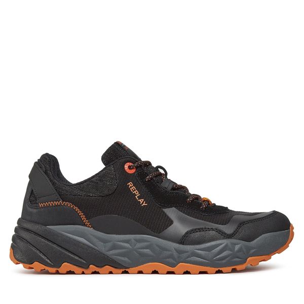 Replay Tenisice Replay GMS34 .000.C0002T Black Orange 007