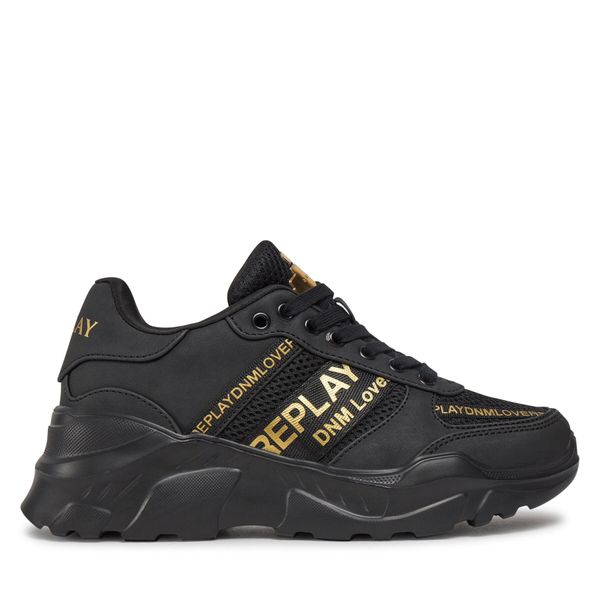 Replay Tenisice Replay GWS7Z .000.C0007S Black Gold