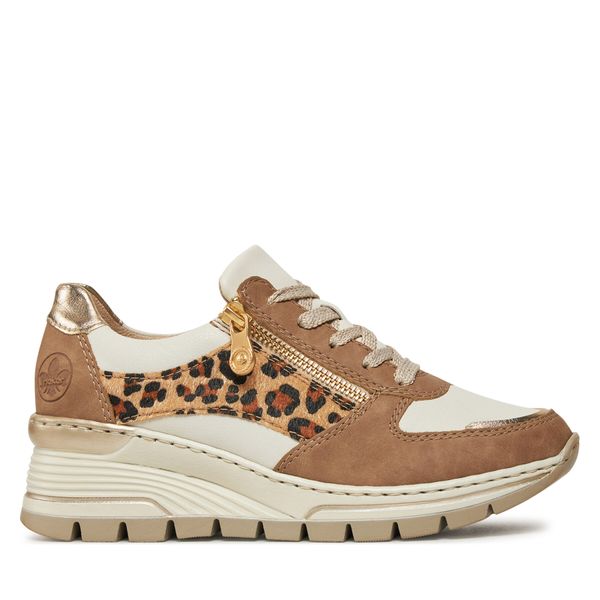 Rieker Tenisice Rieker N8308-64 Beige Combination