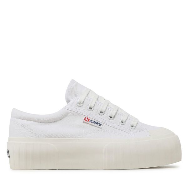 Superga Tenisice Superga Stripe Platform 2631 S5111SW White/White Avorio